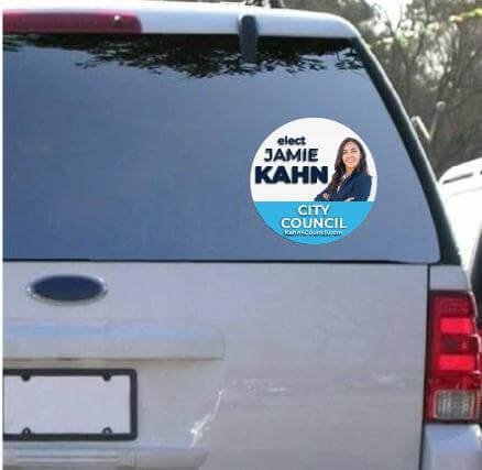 Custom Window Decals for Teams, Political Campaigns & More
