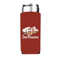 San Francisco slim Can Cooler Gift for Women