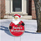 Santa's Workshop Christmas Lawn Display - Yard Sign Decoration - FREE SHIPPING