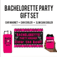 Bachelorette Party Can Coolers & Car Magnets Gift Set