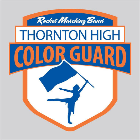 Color Guard Marching Band 22" Shield Yard Sign with Banner