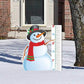 Snowman Snow Gauge Yard Sign Decoration - FREE SHIPPING