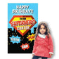 Custom Superhero Themed Birthday Party Door Banner