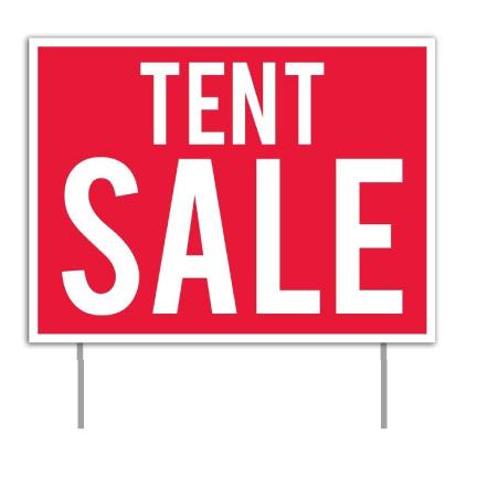 Tent Sale Banner & Yard Signs Set