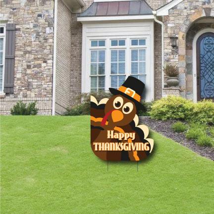 Thanksgiving welcome sign