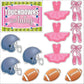 gender reveal touchdowns or tutus yard cards