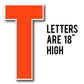 Trick-Or-Treat Halloween Yard Decorations Giant Letters