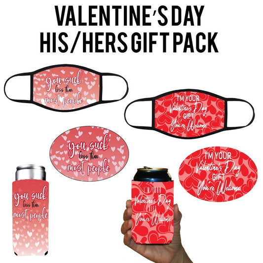 Funny His & Hers Valentine Gift Set