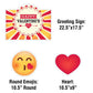Valentine's Emojis Yard Sign & Outdoor Yard Decorations FREE SHIPPING
