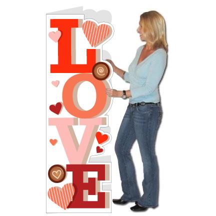 Giant Life-Sized Valentine's Day Card - FREE SHIPPING