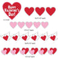 Happy Valentine's Day Yard Sign Set Decoration