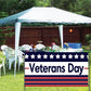Veteran's Day Banner - Stripes Design - FREE SHIPPING