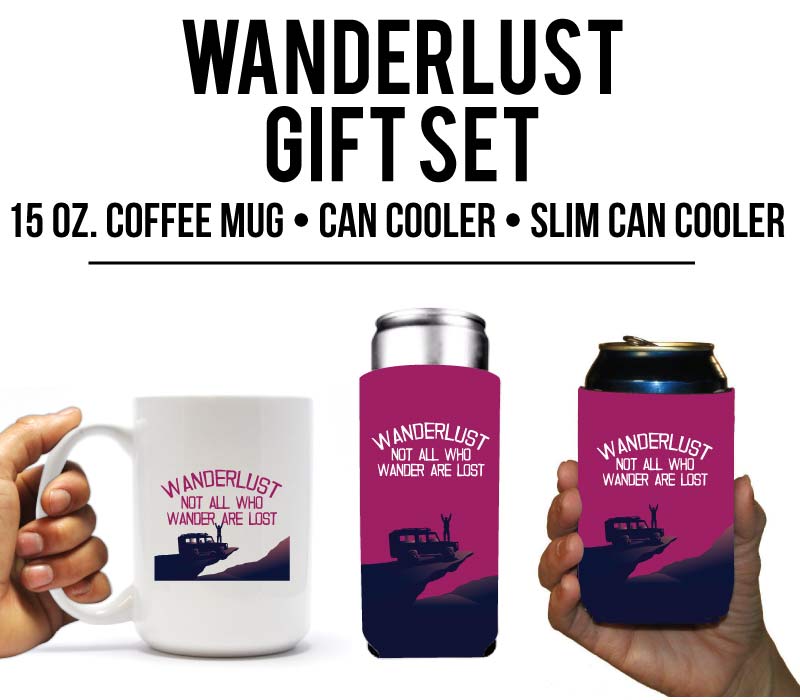 Wanderlust Theme Holiday & Birthday Gift for Men & Women