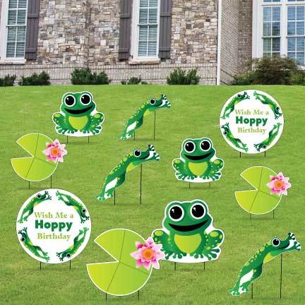 Wish Me A Hoppy Birthday Yard Decorations