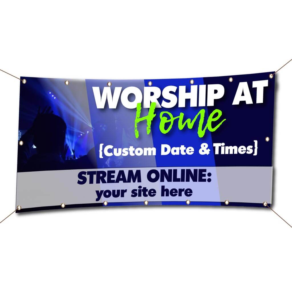 Stream Church Services Online Banner