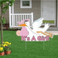 It's a Girl Announcement Kit - Stork Yard Sign, Baby on Board and Baby Sleeping Signs - FREE SHIPPING