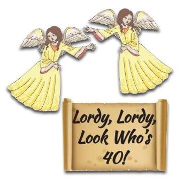 Birthday Yard Cards - Lordy Lordy Look Who Is 40 Yard Decoration - FREE SHIPPING