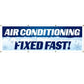 Air Conditioning Fixed Fast Vinyl Banner with Grommets