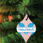 Alpha Delta Pi Ornament - Set of 3 Tapered Shapes - FREE SHIPPING