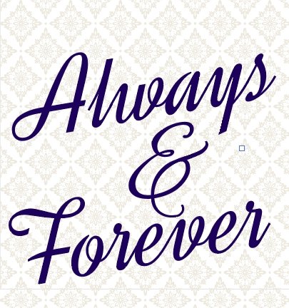 Always & Forever Wedding Aisle Runner