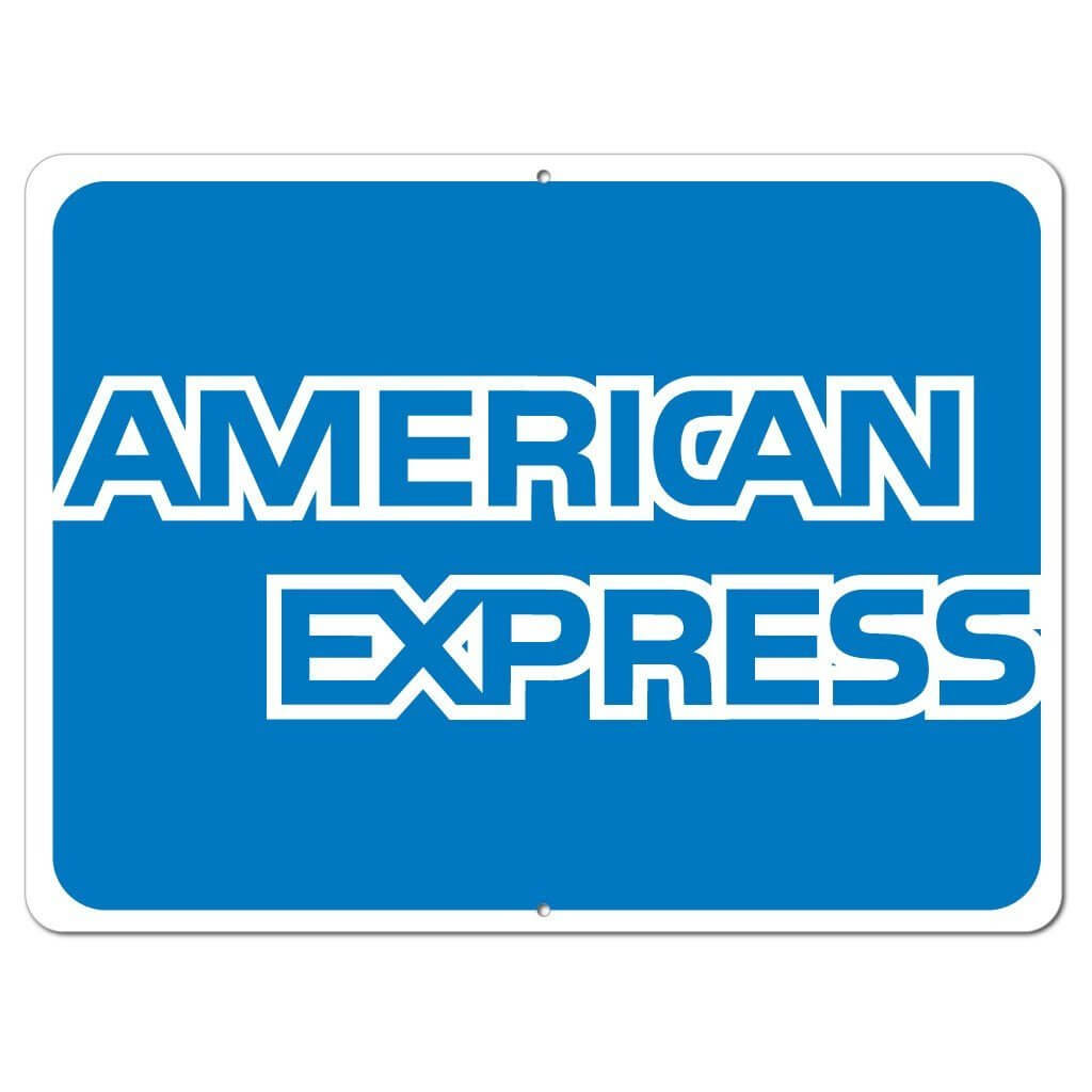 American Express Credit Card Sign or Sticker | VictoryStore ...