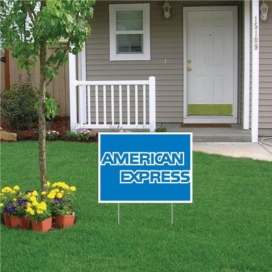 American Express Credit Card Sign or Sticker - #8