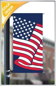 18"x36" American Flag Pole Banner FREE SHIPPING