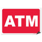 ATM Vertical Sign or Sticker - #13
