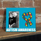 Autism Awareness Decorative Picture Frame - Holds 4x6 Photo