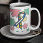 Autism Awareness Blue Ribbon Coffee Mug