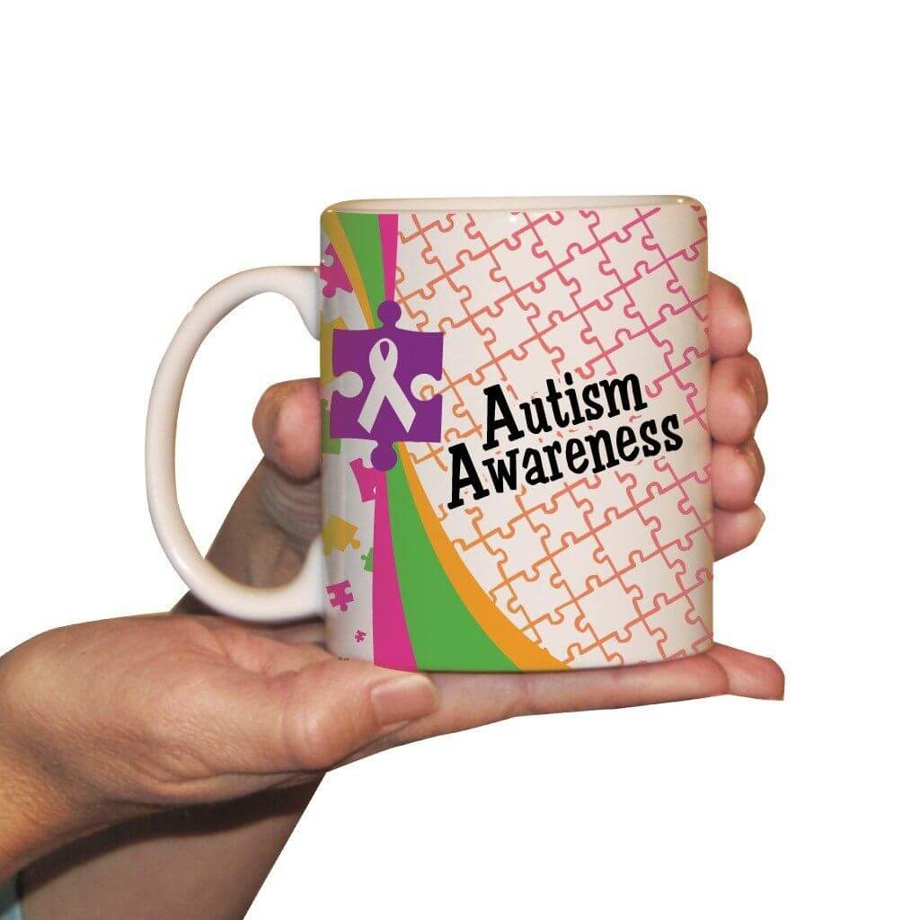 Autism Awareness Puzzle Print - Coffee Mug
