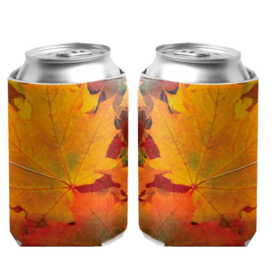 Autumn Leaves Can Coolers