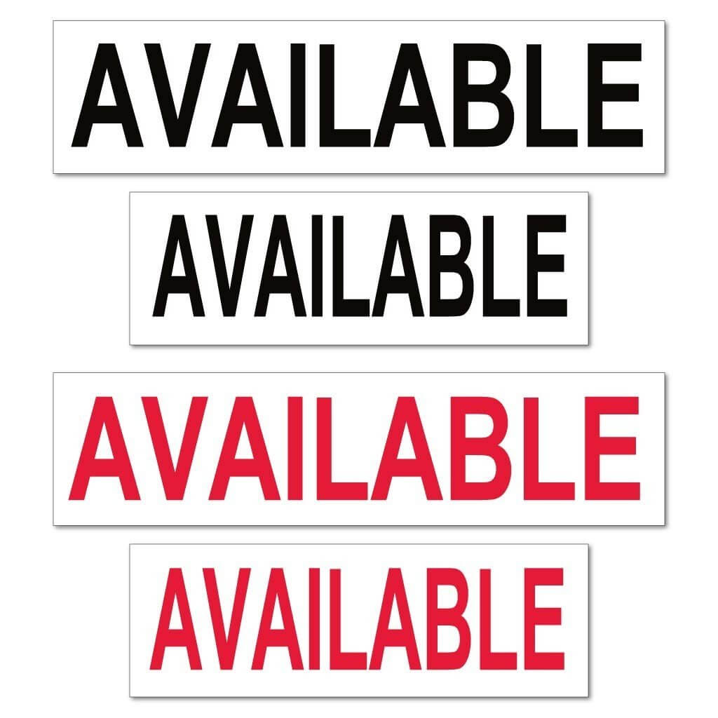 Real Estate Yard Sign Toppers | Available | VictoryStore.com