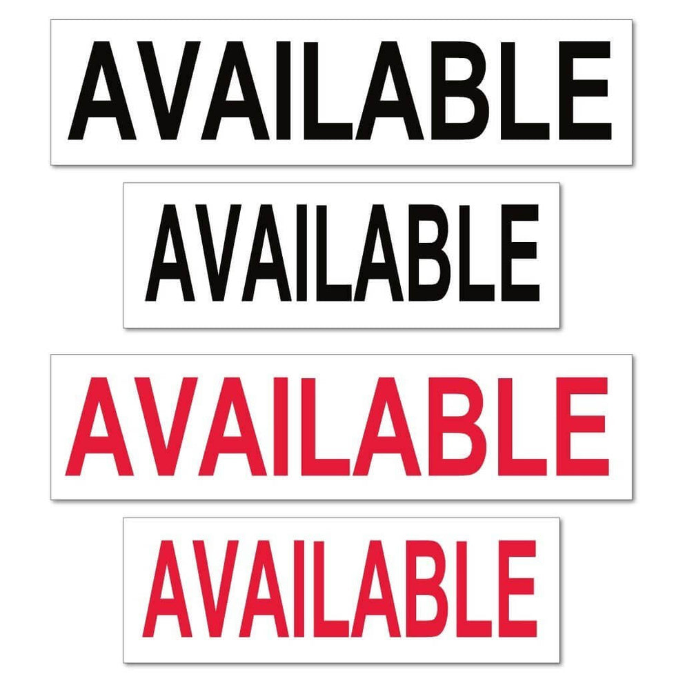 Real Estate Yard Sign Toppers | Available | VictoryStore.com