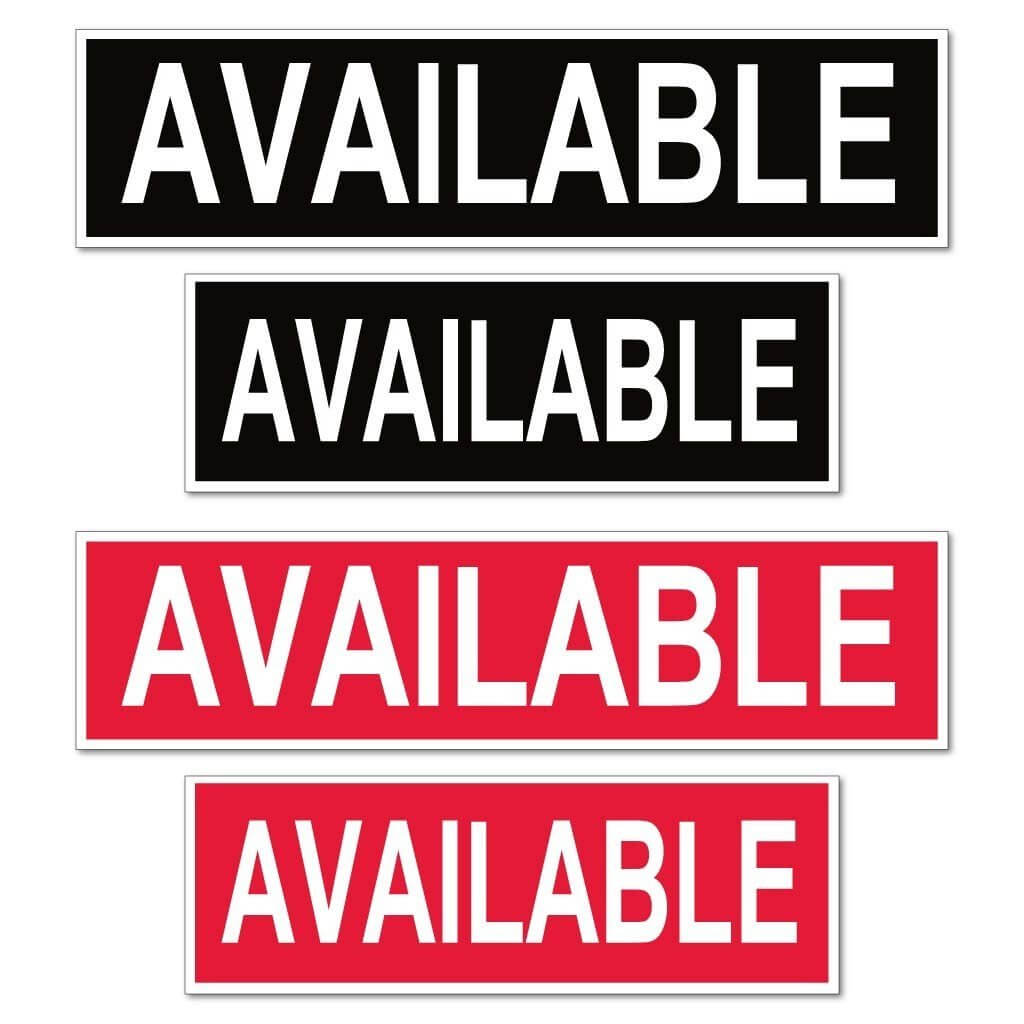 Available Signs Example Realtor Yard Sign Riders | Available | VictoryStore.com