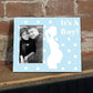 It's a Boy Pregnant Mother Decorative Picture Frame - Holds 4x6 Photo