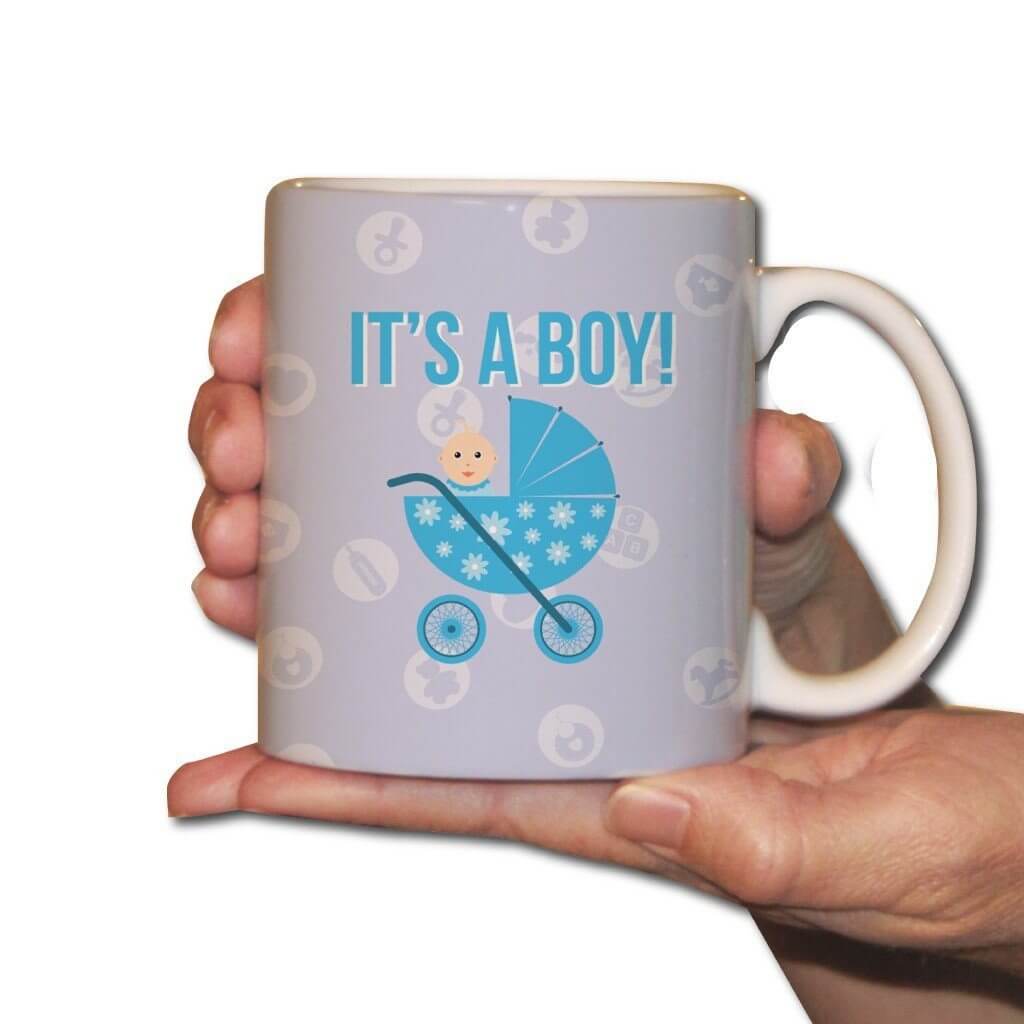 Baby Boy Carriage - New Baby Gift - Coffee Mug