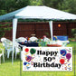 Happy 50th Birthday - 3' x 6' Vinyl Banner