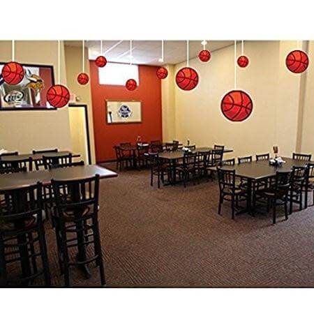 Basketball Party Decorations (indoor/outdoor) - 2 Sided Basketballs - FREE SHIPPING