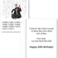 3' Stock Design Giant 40th Birthday Card w/Envelope - Bean Counter