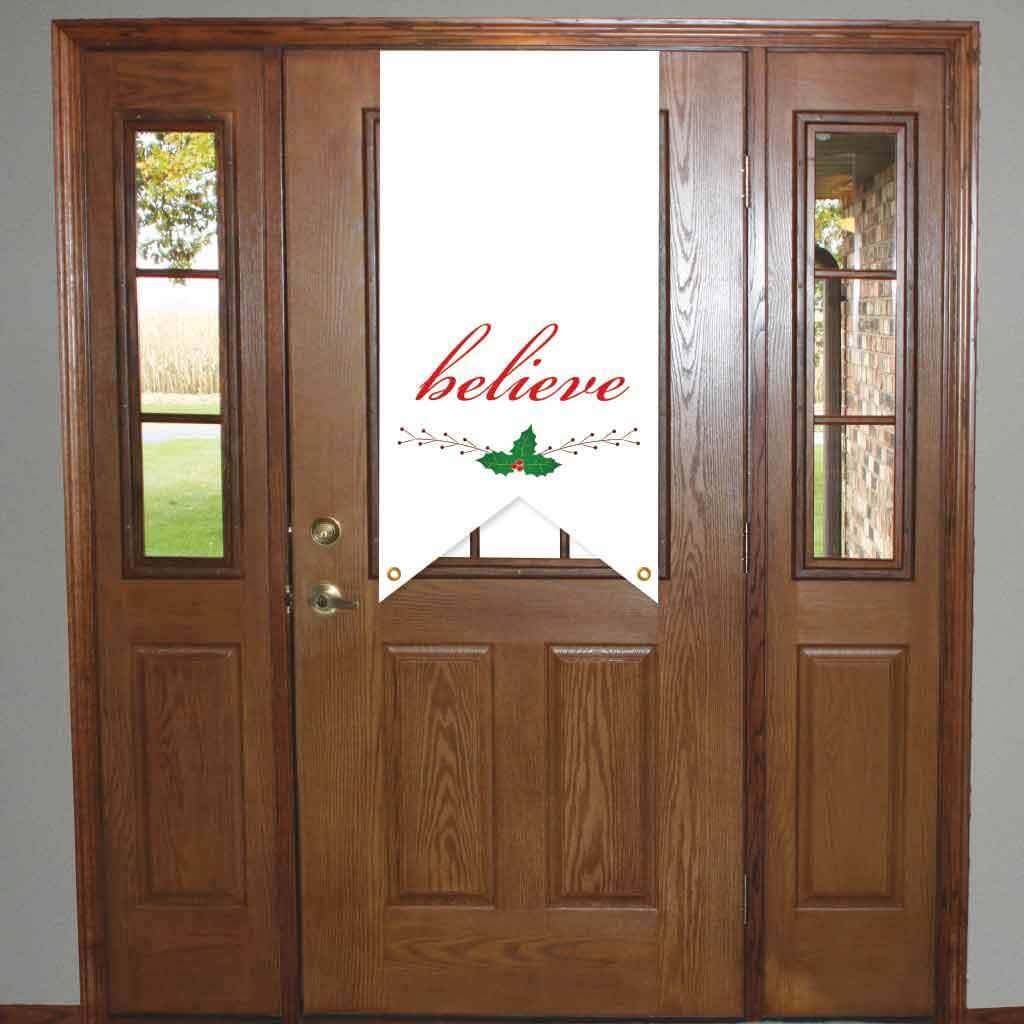 Believe Holiday Door Banner
