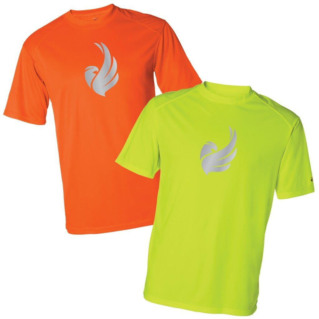 BHC Braves Icon Mens Safety Runner Reflective Performance Shirt
