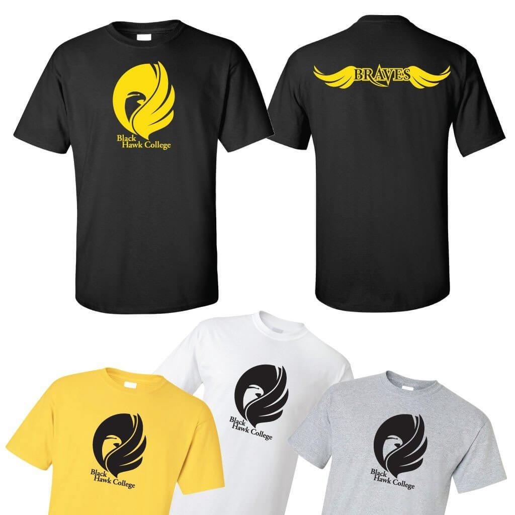 Blackhawk Braves 2 Sided Print T-Shirt