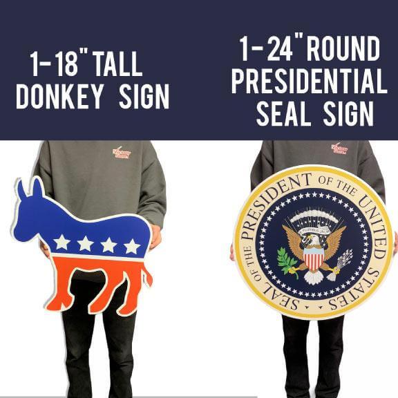 Presidential Inauguration yard signs