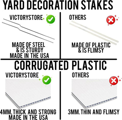 Black History Month Yard Signs | 4pc Set