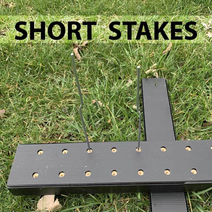 yard letter stand for short stakes