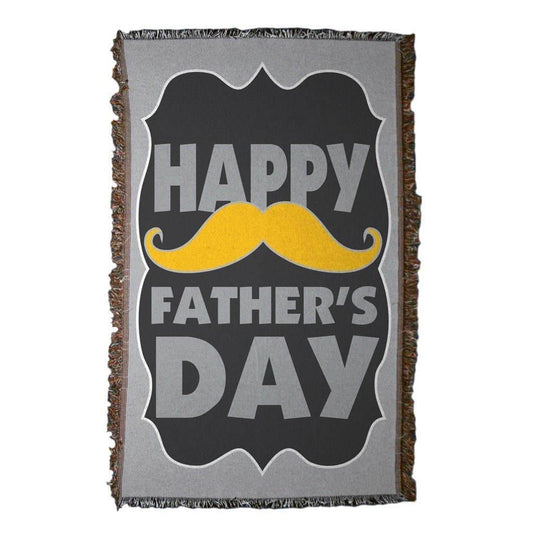 Father's Day Woven Blanket - Design 3