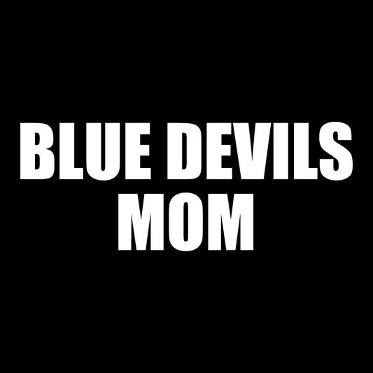 Blue Devils Mom Black Folding Camping Chair