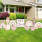Boho Baby Girl Shower Yard Decorations, 11 Pieces