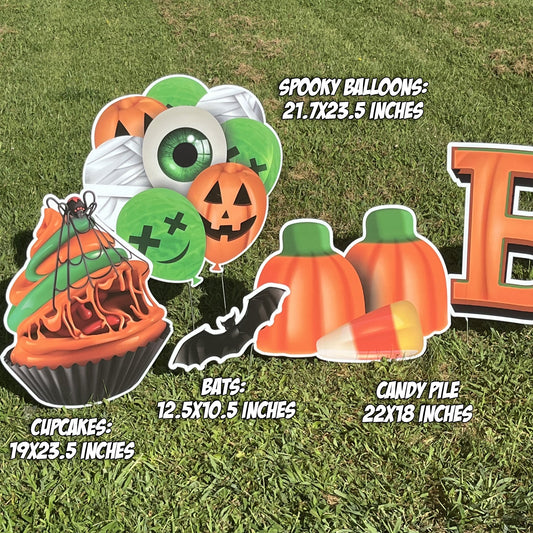 BOO! Pumpkins & Candies Halloween Quick Set 10pc Set